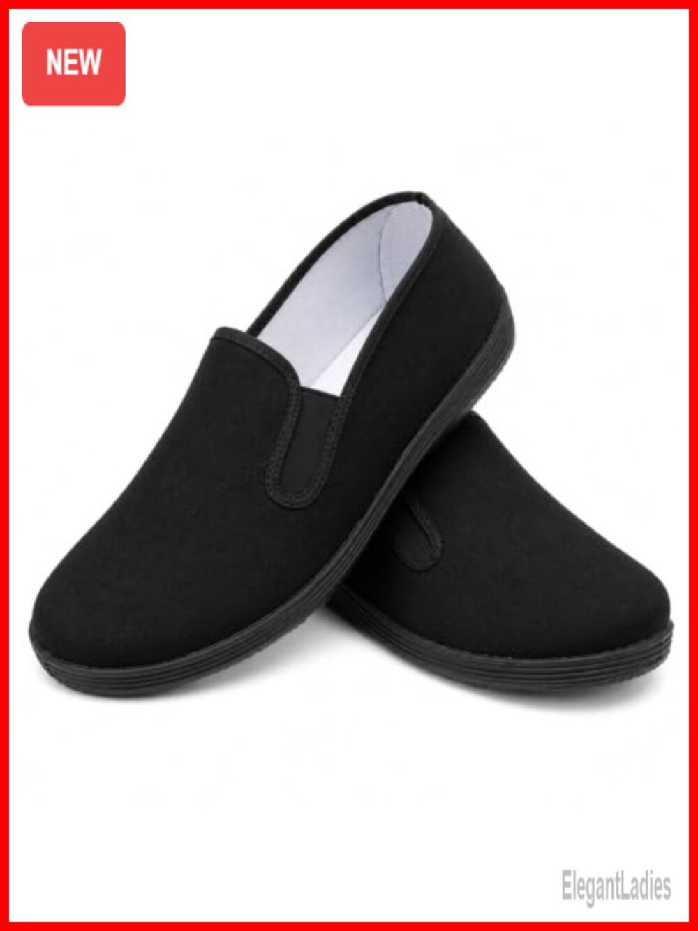 Canvas Slip On Sneakers for Men Women Tai Chi Kung Fu Shoes